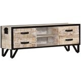 TV ormarić 110 x 30 x 41 cm od masivnog bagremovog drva | shoptok.hr