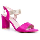 S. BARSKI Women's Stiletto Sandals Suede Fuchsia Enjoy | Shoptok.si