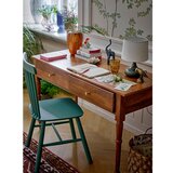 Bloomingville Temno zelena namizna svetilka s tekstilnim senčilom (višina 28 cm) Loa – | Shoptok.si