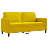 Maison Chic kavč - Sofa - Kanape dvosed rumen 140 cm žamet, (21726631) Cene