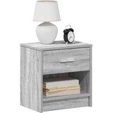  Noćni ormarići 2 kom s ladicama sivi Sonoma 39x28x41 cm | Shoptok.si