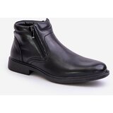 PE1 men's Boots With Insulation Eco Leather Black Lilari Cene