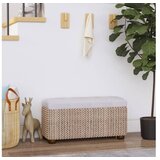  klupe za odlaganje 2 kom sa sivim jastukom 69 cm od rogoza | shoptok.hr