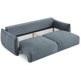 Makamii Modra raztegljiva sedežna garnitura iz šenilje 230 cm Leila – | Shoptok.si