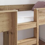  Krevet na kat za djecu s madracem Umjetnički hrast 100 x 200 cm | shoptok.hr