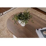 Hanah home sto za dnevnu sobu sable walnut white
