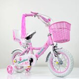  Dečiji bicikl Nina Rose Model 722-12 – roze, 12” točkovi i pomoćni točkići | ePonuda.com