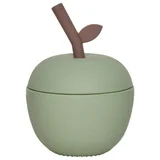 Zelena silikonska dječja šalica Apple –