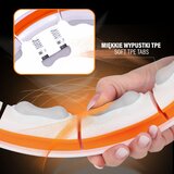  Hhm21 hula hop bijelo/narančasti magnetski s utegom + brojač hms | shoptok.hr