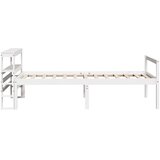  Krevet za starije s uzglavljem bijeli 75x190 cm borovina | shoptok.hr