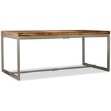  Blagovaonski Stol od Masivnog Drva Šišam i Čelika 180 cm | shoptok.hr
