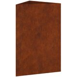  Vrtna posuda za sadnju 50 x 43 x 75 cm od čelika COR-TEN | shoptok.hr