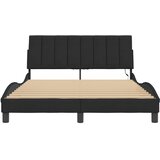  Okvir kreveta s LED-om bez madraca Hanko crni 140 x 190 cm baršunasti | shoptok.hr