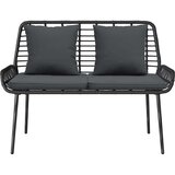  Set vrtnih namještaja Crna Antracit 109 x 63 x 83 cm | shoptok.hr