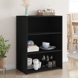  Komoda crna 70x41x93 cm od konstruiranog drva | Eponuda.com
