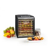 Klarstein Fruit Jerkyu Plus 9, sušilnik za sadje, časovnik, 9 pladnjev, 600-700 W, 35-70 °C | Shoptok.si