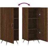  Komoda boja smeđeg hrasta 34,5 x 34 x 90 cm konstruirano drvo | shoptok.hr