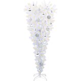  Umjetno božićno drvce s stalakom Bijelo 120 cm PVC i čelik | shoptok.hr