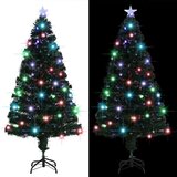  Umjetno božićno drvce sa stalkom LED 150 cm optička vlakna | shoptok.hr