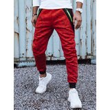 DStreet Spodnie męskie dresowe czerwone | shoptok.hr