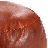 vidaXL tabure rumenorjav 60x30 cm pravo kozje usnje | Shoptok.si