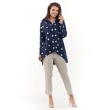 Awama Woman's Shirt A217 Navy Blue Cene