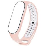 MI band 5 / band 6 zamjenska narukvica dots rozo-bijela cijene