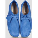 Clarks Originals Čevlji Derby WALLABEE Modra | Shoptok.si