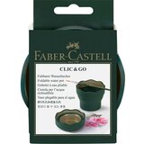  Lonček likovni za vodo faber-castell click&go črn FABER-CASTELL | Shoptok.si