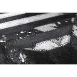 Novel RAVNO TKANA PREPROGA Spark 410 Schwarz / Silber 80/150 cm črna, srebrne barve | Shoptok.si