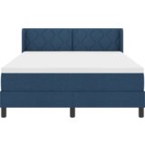 Box Spring Krevet s dušekom Plavi 160x200 cm Tkanina | shoptok.hr