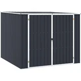 vrtna lopa antracitna 195x198x159 cm pocinkano jeklo