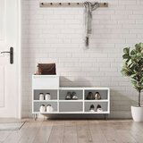vidaXL Omarica za čevlje bela 102x36x60 cm inženirski les | Shoptok.si