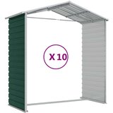  Vrtno spremište zeleno 191 x 895 x 198 cm od pocinčanog čelika | shoptok.hr