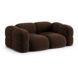 Cosmopolitan Design Temno rjava žametna sedežna garnitura 210 cm Loretto – | Shoptok.si