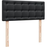  s oprugama i madracem crni 120 x 200 cm od umjetne kože | shoptok.hr