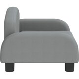 Krevet za pse svjetlosivi 50x40x30 cm od tkanine | Eponuda.com