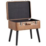 XORA TABURE, les, tekstil, leseni material rjava, črna | Shoptok.si