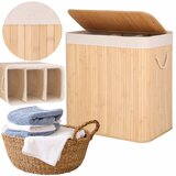  Košara za rublje od bambusa svijetlosmeđa | shoptok.hr