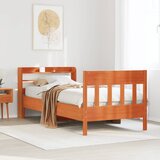  Okvir kreveta bez madraca voštano smeđi 100x200 cm od borovine | shoptok.hr