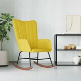 Furnova Gugalni stol gorčično rumen žamet, (21925660) | Shoptok.si
