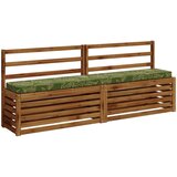  Jastučić za klupu - 1 dio VUGHT 100% poliester Dizajn lista | shoptok.hr