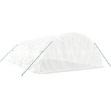  Staklenik s čeličnim okvirom bijeli 40 m² 8 x 5 x 2,3 m | shoptok.hr