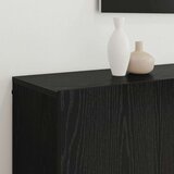 vidaXL TV enote Namestitev na steno 6 pcs Črni hrast Konstruiran les | Shoptok.si