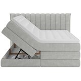 Premium Living Postelja Boxspring Lina, Svetlo Siva, 180x200 | Shoptok.si