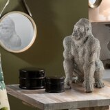 Schuller dekorativna figura gorila manja srebrna Cene