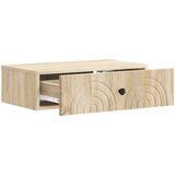 Stolna montirana na zid Hrast sonoma 59 x 34,5 x 17 cm | Eponuda.com