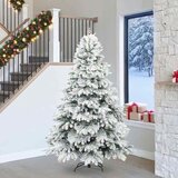  Umjetno božićno drvce s stalakom Bijelo 240 cm PE i PVC | shoptok.hr