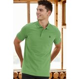 Dewberry T8561 MEN'S TSHIRT-OPTICAL LIGHT KHAKI Cene