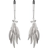 Rimba Bondage Play Nipple Clamps with Feathers Silver Cijene